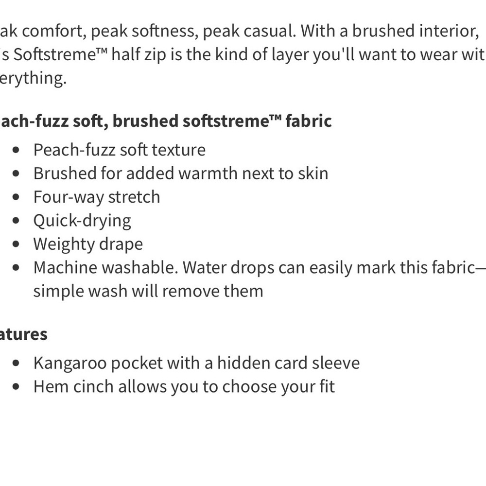 Lululemon brushed Softsteme half-zip pullover whi… - image 4